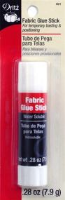 img 1 attached to 🧵 Dritz 401 Fabric Craft Glue Stick, 0.28-Ounce (2-Pack) for Sewing