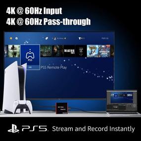 img 1 attached to 🎮 TreasLin Capture Card USB3.0 Game: Live Stream & Record 4K Video from PS5, PS4, Switch, Xbox, and More - OBS Compatible, Windows & Mac Support