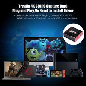 img 2 attached to 🎮 TreasLin Capture Card USB3.0 Game: Live Stream & Record 4K Video from PS5, PS4, Switch, Xbox, and More - OBS Compatible, Windows & Mac Support