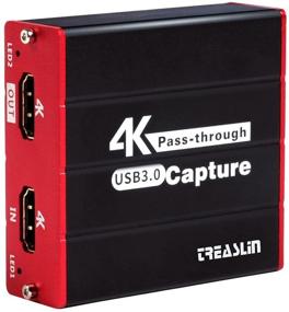 img 4 attached to 🎮 TreasLin Capture Card USB3.0 Game: Live Stream & Record 4K Video from PS5, PS4, Switch, Xbox, and More - OBS Compatible, Windows & Mac Support