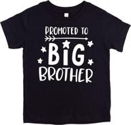 🕺 charming retro brother announcement boys' tops, tees & shirts - vintage clothing logo