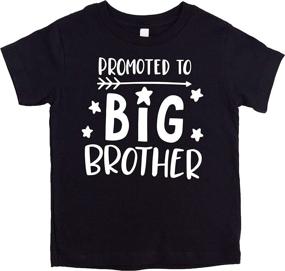 img 3 attached to 🕺 Charming Retro Brother Announcement Boys' Tops, Tees & Shirts - Vintage Clothing