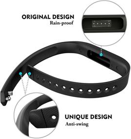 img 1 attached to 🔶 LEEFOX 12 Colors Bands for Fitbit Flex 2: Replacement Silicon Wristbands with Fastener Clasp for Original Fitbit Flex 2 - No Tracker
