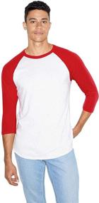 img 4 attached to American Apparel Unisex Raglan T Shirt