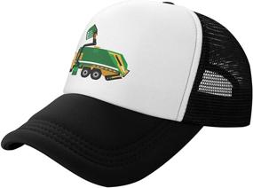 img 3 attached to 🚚 Fun-Loving Boys' Trash Garbage Trucks Hat: Perfect Birthday Gift from Waldeal