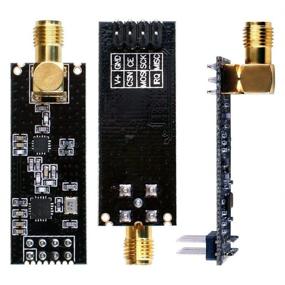 img 3 attached to 📡 DAOKI 2Pcs NRF24L01+PA+LNA Wireless Transceiver Module RF with 2.4GHz SMA 1100m Antenna+2Pcs NRF24L01+Wireless Module Breakout Adapter On-Board 3.3V Regulator Compatible with Arduino