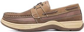 img 2 attached to Brown Oak Casual Memory Comfort Men's Shoes and Loafers & Slip-Ons