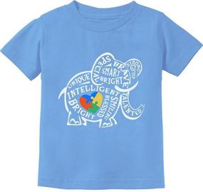 img 4 attached to 🐘 Tstars Elephant Awareness Toddler T Shirt for Boys - Fashionable and Supportive Clothing