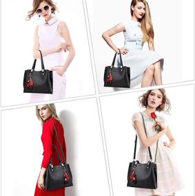 img 1 attached to 👜 YOUNNE Womens Purses and Handbags: Stylish Shoulder Bags, Totes, and Crossbody Options with Top Handle Satchel Purse