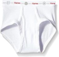 трусы hanes для малышей белого цвета логотип