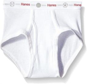 img 1 attached to Трусы Hanes для малышей белого цвета