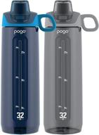 🚰 bpa-free pogo sport tritan bottle, 32 oz, 2-pack - chug lid for easy drinking logo