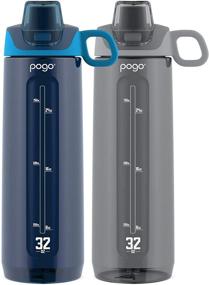 img 4 attached to 🚰 BPA-Free Pogo Sport Tritan Bottle, 32 oz, 2-Pack - Chug Lid for Easy Drinking