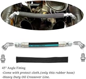 img 1 attached to 🚗 Ford Powerstroke 1999-2003 HPOP Hoses Lines Kit with High Pressure Oil Pump & Crossover Engine Oil Pumps - 7.3L