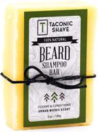 🧔 taconic shave beard shampoo bar - organic & artisan-crafted - 5 oz. logo