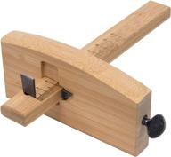 🔨 kakuri wood marking gauge tool 4.75" / 120mm - japanese kebiki wood scriber - made in japan: high-quality woodworking gauge for precision marking logo