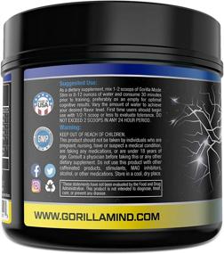 img 1 attached to 🦍 Gorilla Mode Stim Energy Pre-Workout Formula - Enhanced Focus &amp; Healthy Mental Energy / L-Tyrosine, Kanna, Caffeine, N-Phenethyl Dimethylamine Citrate, Huperzine A / 170 Grams (Bombsicle)