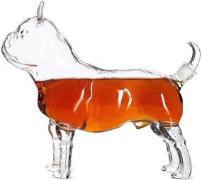 img 2 attached to 🐶 Pug Dog Animal Whiskey and Wine Decanter - The Wine Savant: Stunning Pug Dog Profile, 500ml - Ideal for Whiskey, Wine, Scotch, or Liquor