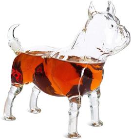 img 1 attached to 🐶 Pug Dog Animal Whiskey and Wine Decanter - The Wine Savant: Stunning Pug Dog Profile, 500ml - Ideal for Whiskey, Wine, Scotch, or Liquor