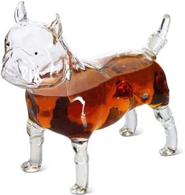 img 3 attached to 🐶 Pug Dog Animal Whiskey and Wine Decanter - The Wine Savant: Stunning Pug Dog Profile, 500ml - Ideal for Whiskey, Wine, Scotch, or Liquor