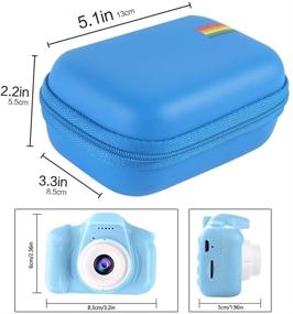 img 3 attached to Protective Blue Camera Case for Seckton,GKTZ,VATENIC,OZMI and More Digital Kid Camera Toys - Ideal Gift (Case Only)