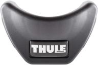 🔴 thule tc2 wheel tray end cap 2 pack: enhance your wheel tray's protection with black caps! logo