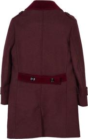 img 1 attached to 🧥 Stylish and Warm: Isaac Mizrahi CT1011 Double-Breasted Peacoat for Boys' Clothing | Jackets & Coats Collection