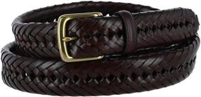 img 2 attached to 👜 Aquarius Tubular Leather Braided Brown: Exquisite and Durable Accessory for Style Enthusiasts