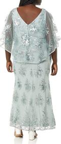 img 1 attached to Brianna Womens Scallop Embroidered Seafoam