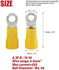 img 3 attached to 🔌 Hilitchi Insulated Electrical Connectors for Industrial Wiring & Connecting