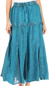 img 4 attached to Get Bohemian Chic with 🌸 Sakkas 4484 Olivia Elastic Women's Clothing