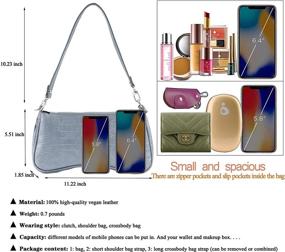 img 2 attached to 👜 Stylish Scioltoo Classic Shoulder Women's Handbags & Wallets with Convenient Shoulder Closure
