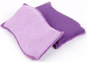 img 1 attached to Efficient Cleaning Power: 2 Pack Scotch Brite Stay Clean Scrubber