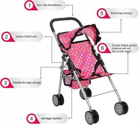 img 2 attached to 🛒 Off White Basket Stroller by Exquisite Buggy - Enhanced SEO