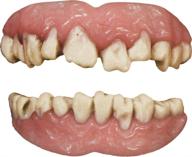 transform into a frightful zombie with tinsley transfers zombie teeth adult accessory logo