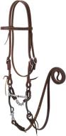 weaver leather working bridle snaffle logo