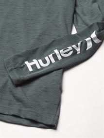 img 1 attached to 👕 Shop the Trendy Hurley Sleeve Basic T-Shirt Carbon for Boys - Tops, Tees & Shirts