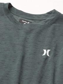 img 2 attached to 👕 Shop the Trendy Hurley Sleeve Basic T-Shirt Carbon for Boys - Tops, Tees & Shirts