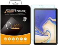📱 supershieldz (2 pack) tempered glass screen protector for samsung galaxy tab s4 (10.5 inch) - anti-scratch, bubble free, 0.33mm logo
