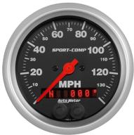 auto meter 3982 sport comp speedometer logo