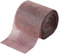 💎 usix 4.75"x10 yard roll glitter rhinestone diamond mesh ribbon for diy wedding decoration logo