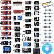 🤖 kuman 37-в-1 набор для начинающих проектов робототехники с уроками для arduino raspberry pi sensor kit, совместимый с arduino rpi 3 2 model b b+ k5 логотип