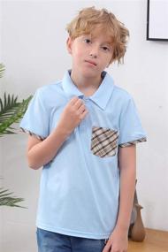 img 1 attached to NAVINS Sleeve School Uniform Contrast Boys' Clothing