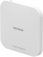 📶 netgear wax610 беспроводная точка доступа - двухдиапазонный ax1800 wifi 6 скорость, до 250 клиентских устройств, 1 х 2.5g порт ethernet lan, 802.11ax, удаленное управление через insight, poe+ или дополнительный адаптер питания (опционально) логотип