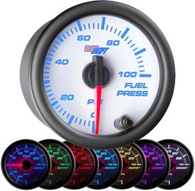 img 3 attached to GlowShift White Color Pressure Gauge Interior Accessories and Gauges
