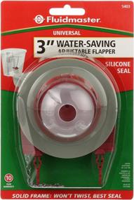 img 2 attached to 💧 Fluidmaster 5403 3-Inch Flush Valve Toilet Flapper: Water-Saving, Long-Lasting, Adjustable Frame Design, Easy Installation (Red)
