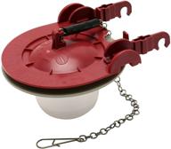 💧 fluidmaster 5403 3-inch flush valve toilet flapper: water-saving, long-lasting, adjustable frame design, easy installation (red) логотип