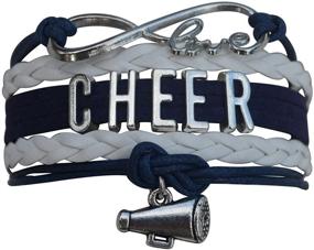 img 3 attached to 📿 Infinity Collection Cheerleading Bracelet: Stylish Girls' Jewelry for Cheerleaders