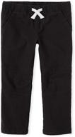 comfy & trendy: discover the children's place boys' skinny stretch jogger pants logo