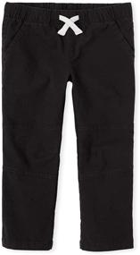 img 1 attached to Comfy & Trendy: Discover the Children's Place Boys' Skinny Stretch Jogger Pants